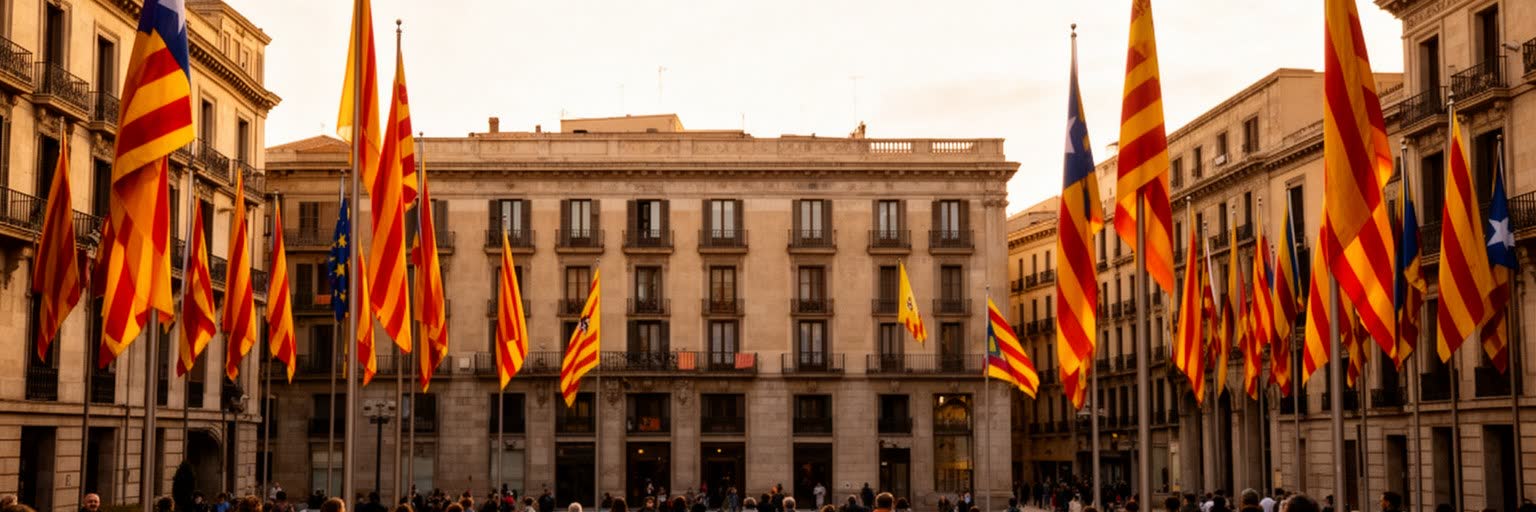 カタルーニャの自治、広場、政治的な都市空間
