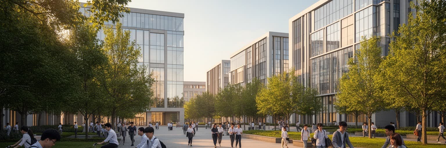 北京の大学と技術産業を表す画像