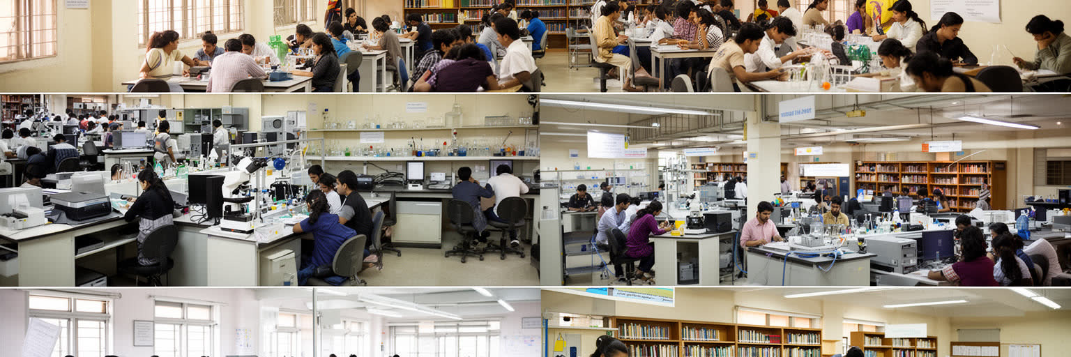 ベンガルールの大学、研究所、専門教育を表す画像