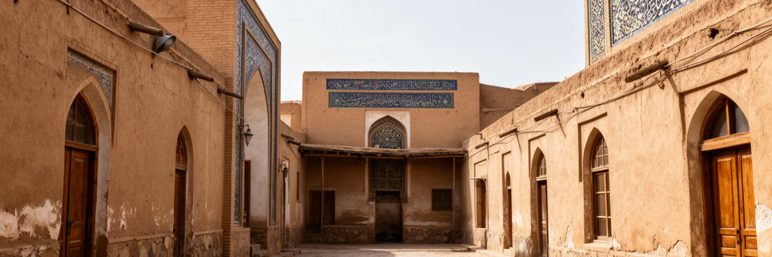 ブハラのユダヤ人街と多言語の記憶を表す画像