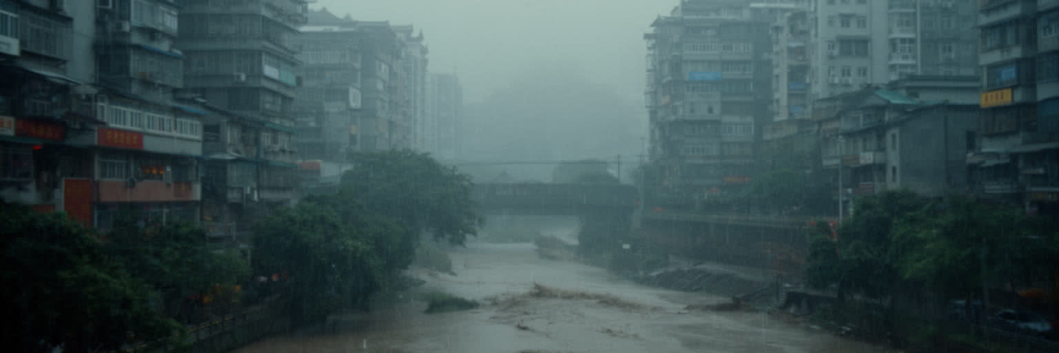 成都の盆地気候、豪雨、暑熱、地震記憶、防災の都市景観