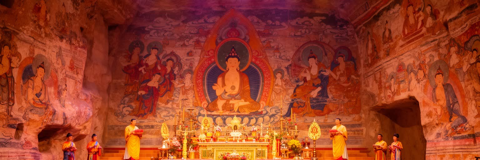 敦煌の仏教美術、曲子戯、祭礼、舞踊、地域芸能を表す画像