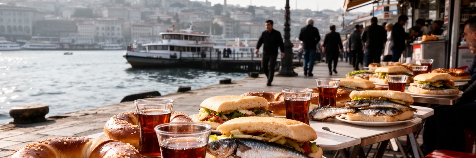 イスタンブールの食と日常を表す画像