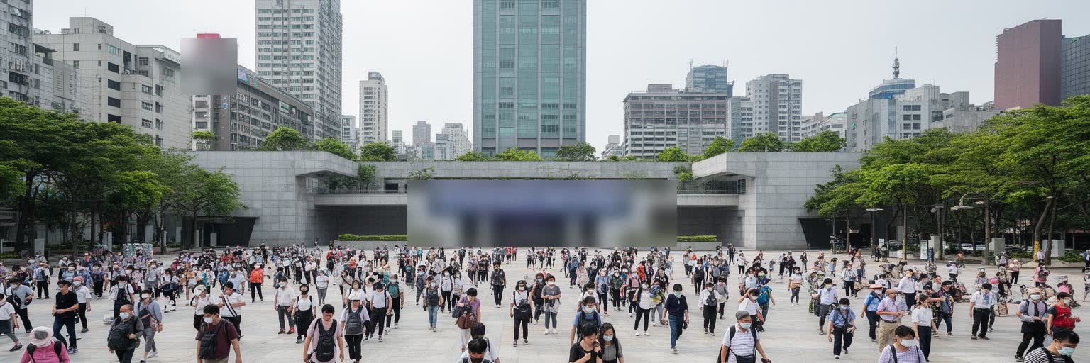 美麗島駅、公共広場、民主化運動の記憶、街路の集会が重なる高雄の政治景観