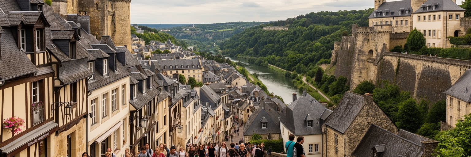 ルクセンブルク市の旧市街、ボックの砲台、グルント、博物館を巡る観光風景