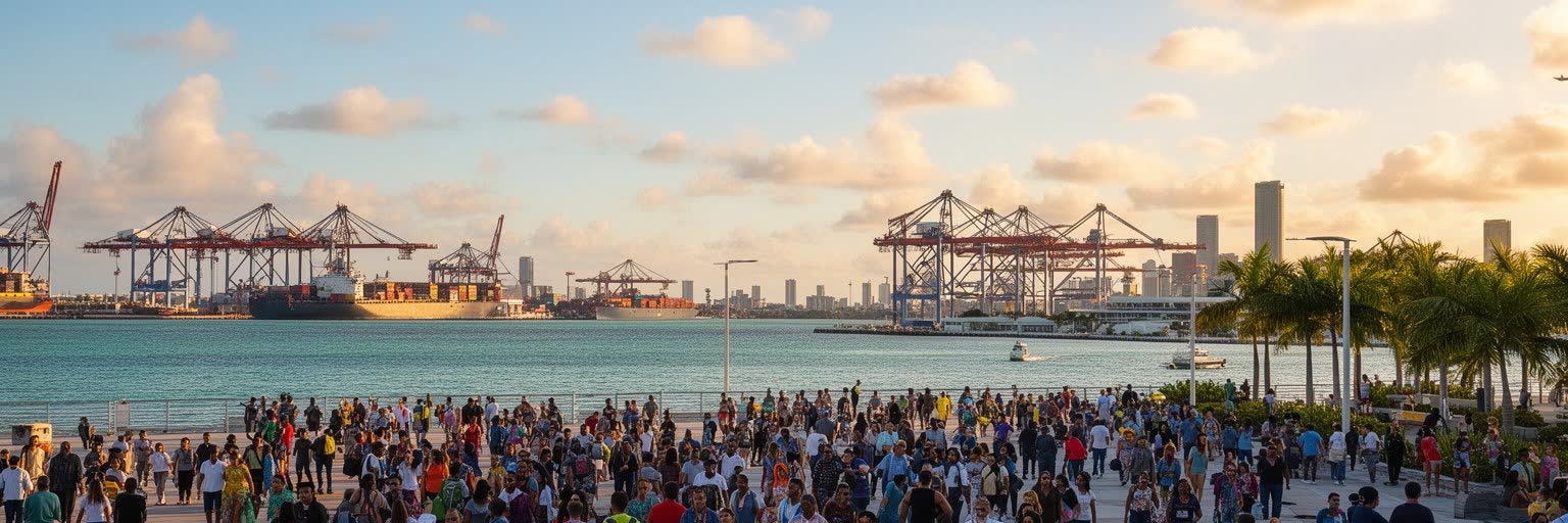 空港、港、金融がラテンアメリカとカリブ海を結ぶ都市