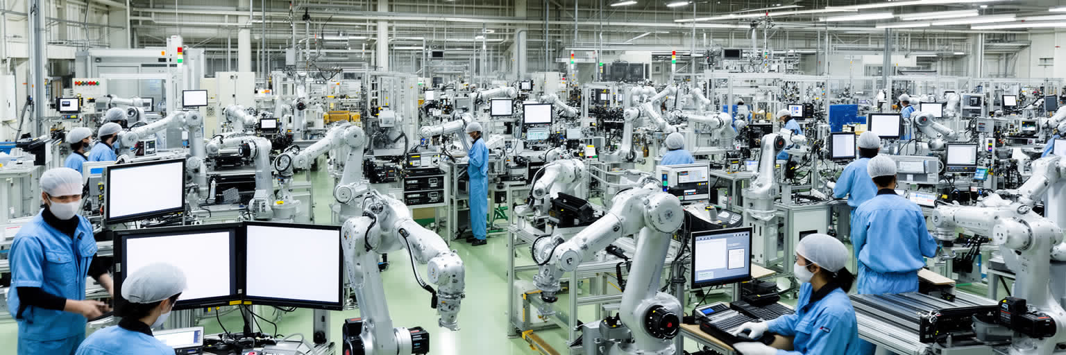 自動車工場、部品工場、工作機械、名古屋の高層市街地が重なる製造業景観