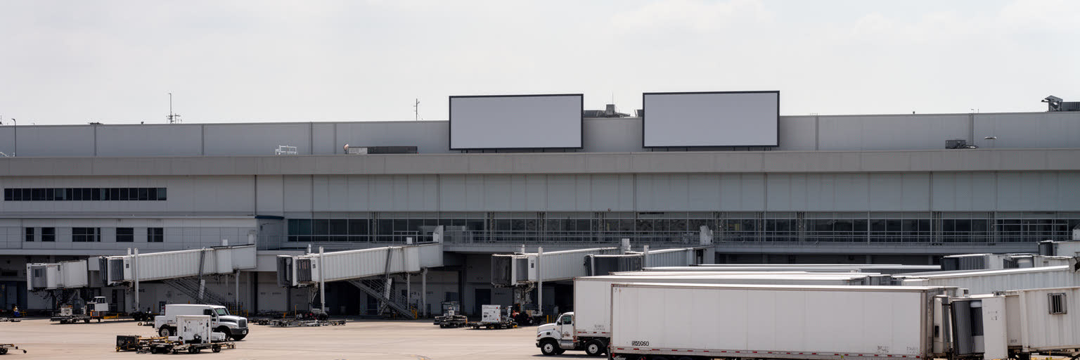 ナッシュビルの空港と物流網を表す画像