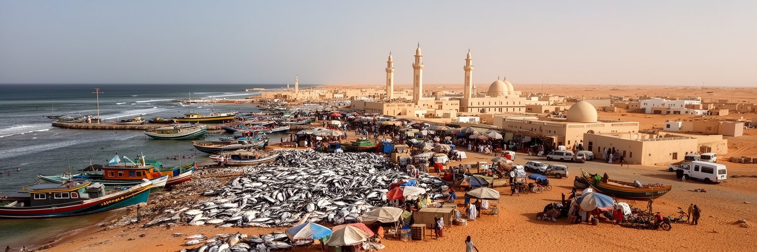 ヌアクショットの官庁街、外交、サヘル地域政治を表す画像