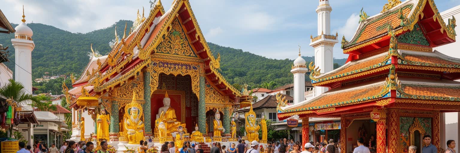 華人寺院、仏教寺院、モスク、菜食祭が重なるプーケットの信仰