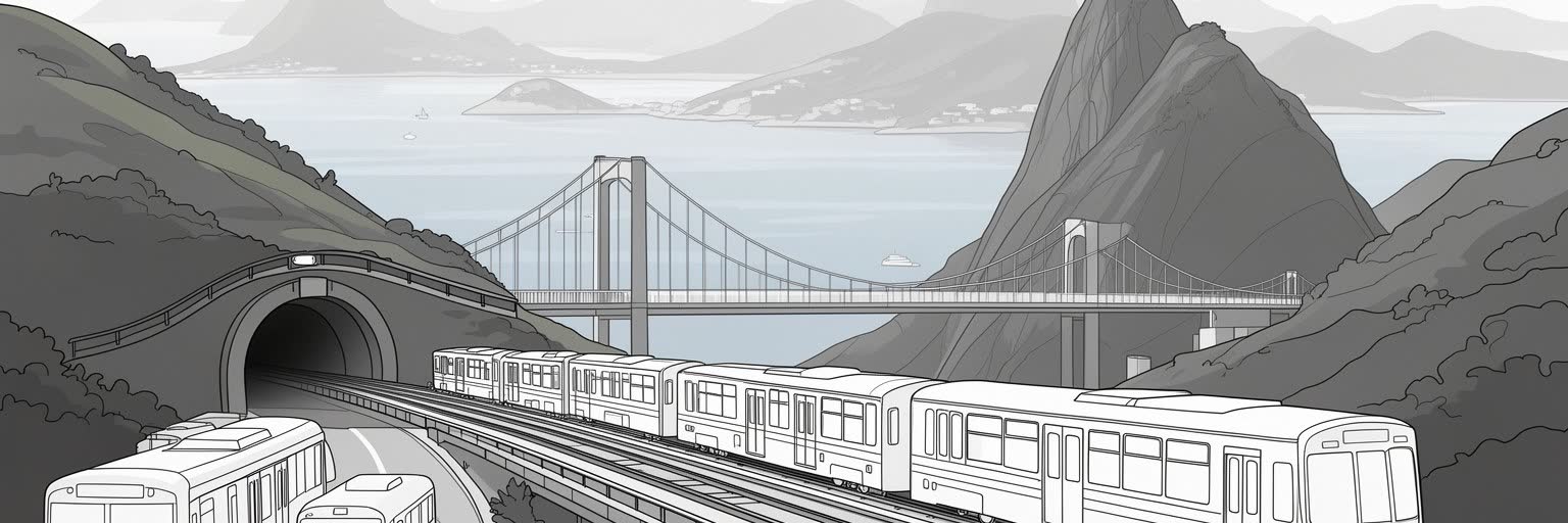 鉄道、バス、道路が結ぶ通勤圏