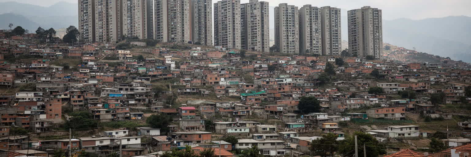 東西の所得差、高層住宅、周縁住宅地が示すサンティアゴの住宅格差