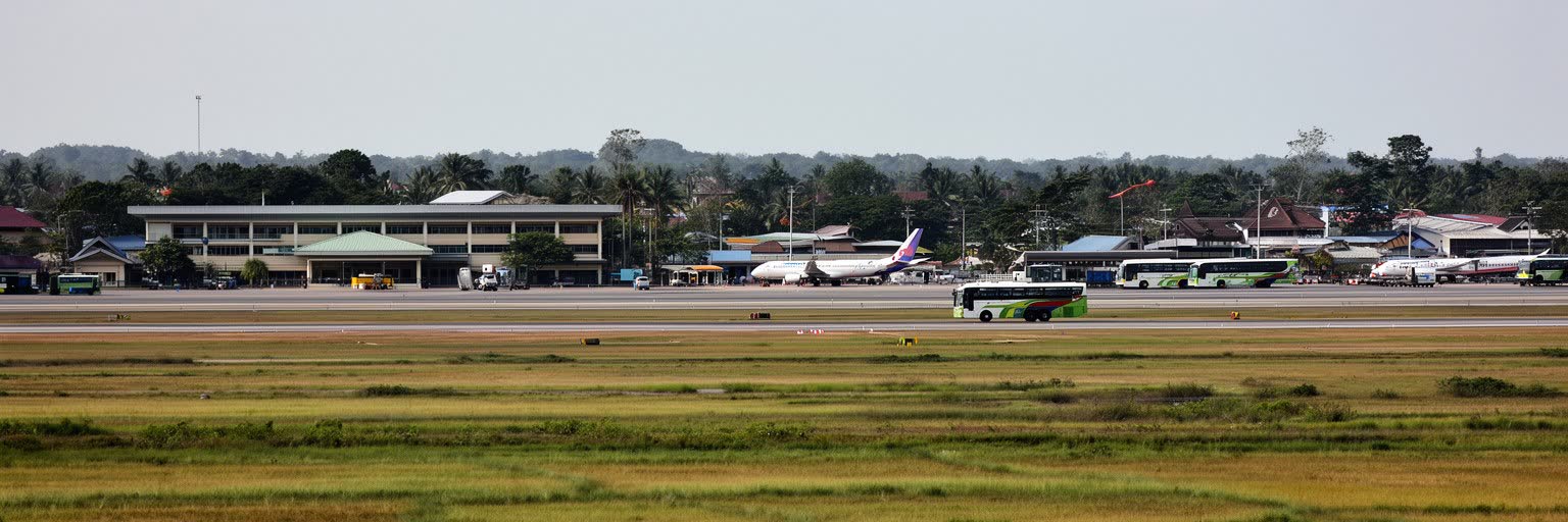 シェムリアップの空港と地域接続