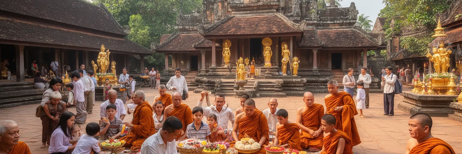 シェムリアップの仏教儀礼と寺院生活