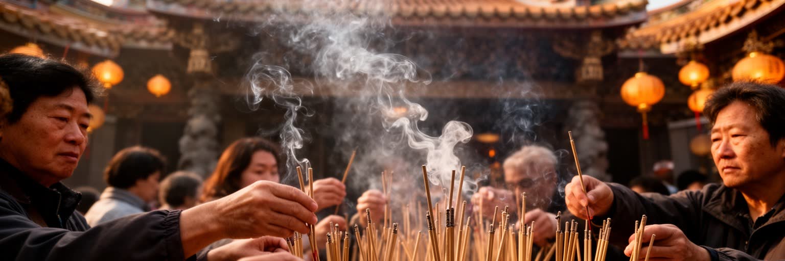 台北の寺廟、祭礼、祈りの生活
