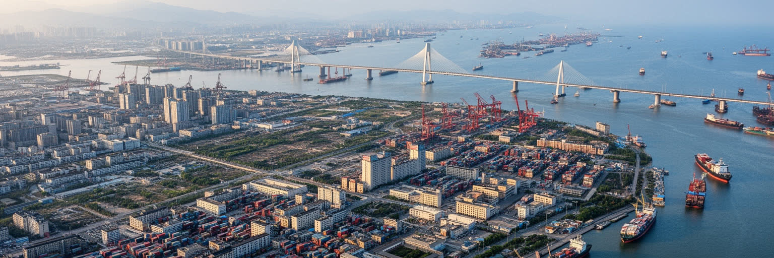 海河、運河、渤海湾、港湾が形作る天津の地理