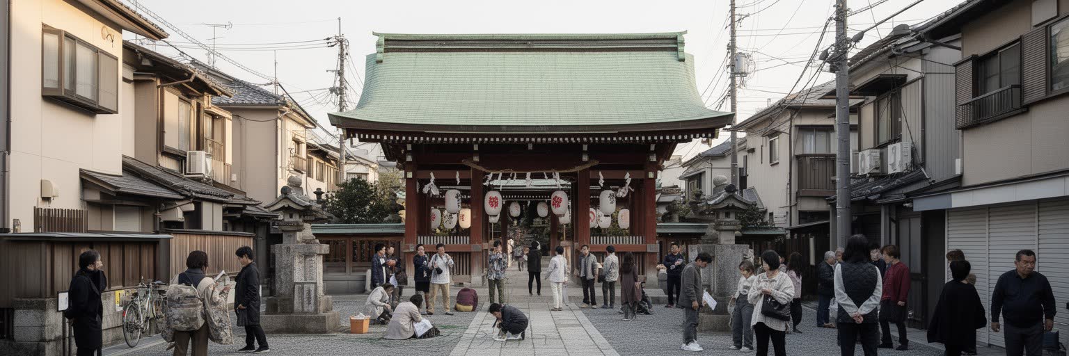 東京の信仰と移民を表す画像