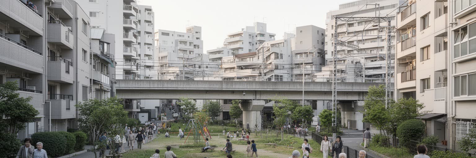 東京の住宅と生活を表す画像