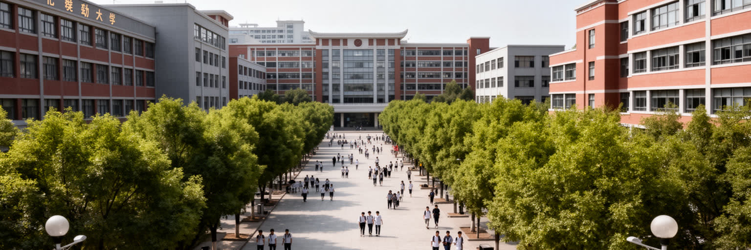 西安の大学と研究都市の雰囲気を表す画像